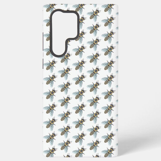 Honeybee (white) - Samsung Case (Back)