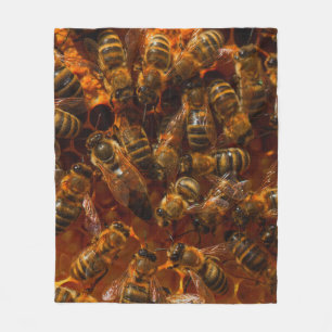 HONEYBEES 7  FLEECE BLANKET