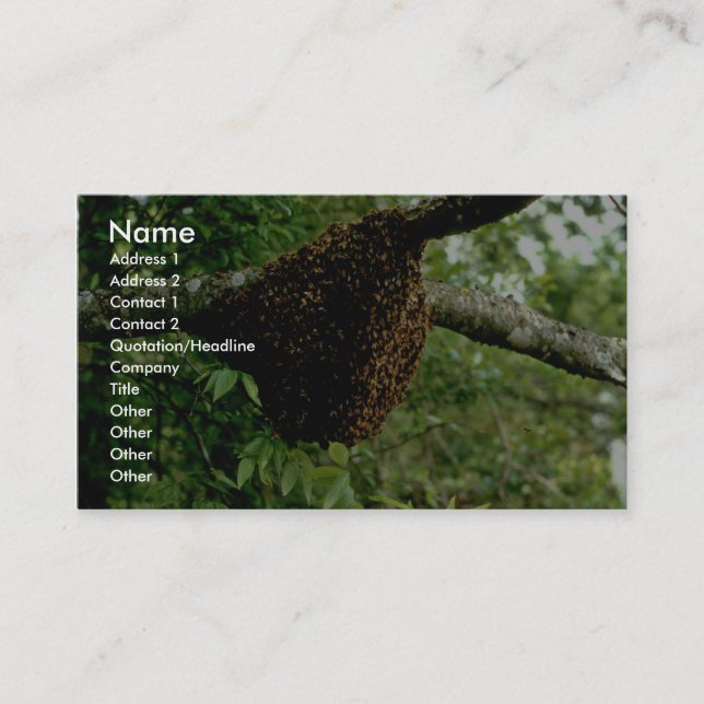 Honeybees Business Card (Front)