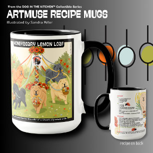 HONEYBERRY LEMON LOAF Chow Art Muse Recipe Mug
