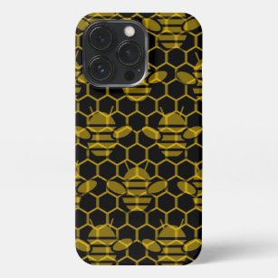 honeycomb bee pattern  iPhone 13 pro case