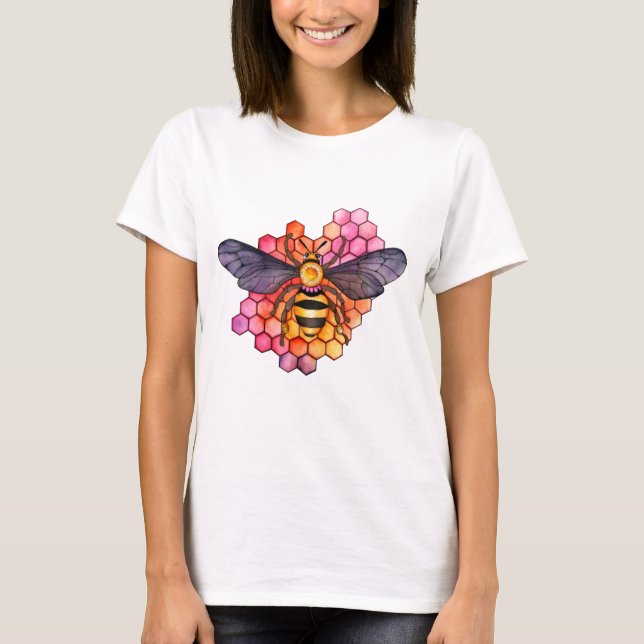Honeycomb Bee T-Shirt (Front)