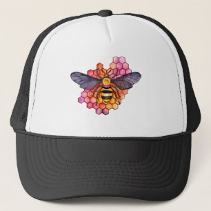 Honeycomb Bee Trucker Hat