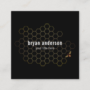 Honeycomb Beekeeper Business Card