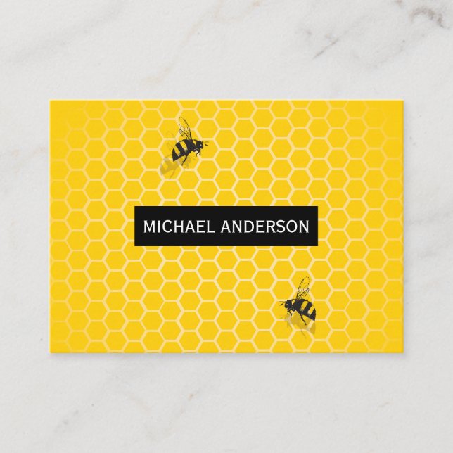 Honeycomb / Bees Business Card (Front)