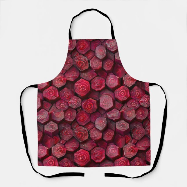  Honeycomb Beetroots Apron (Front)