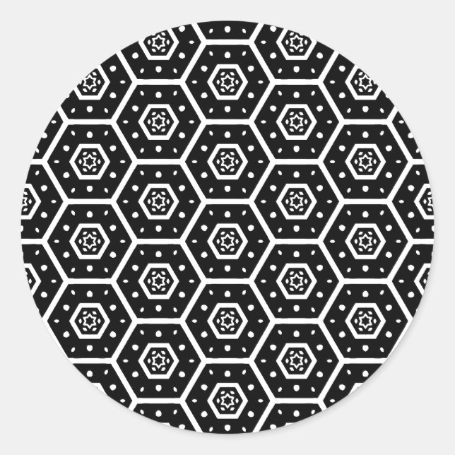 Honeycomb Classic Round Sticker (Front)