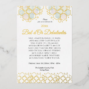Honeycomb Corporate Elegance Gold Geometric 
