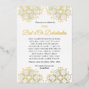 Honeycomb Corporate Elegance Gold Geometric 