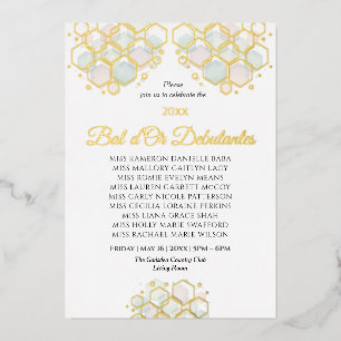 Honeycomb Corporate Elegance Gold Geometric