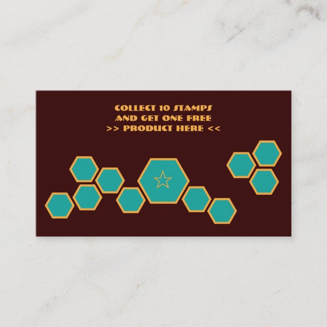 honeycomb customer loyalty card (Front)