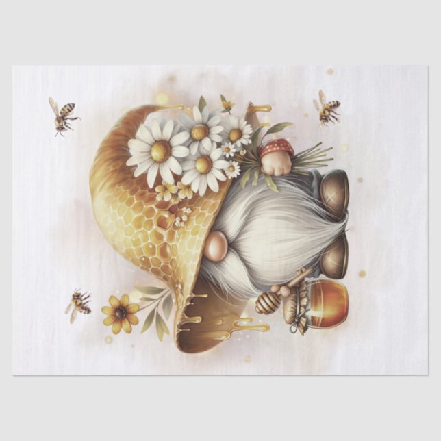 Honeycomb Gnome Tissue Paper (Front)