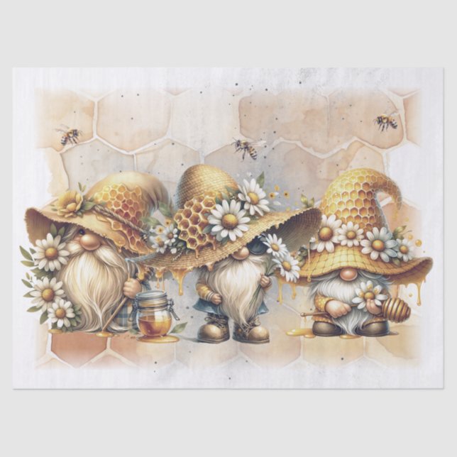 Honeycomb Gnome Tissue Paper (Front)