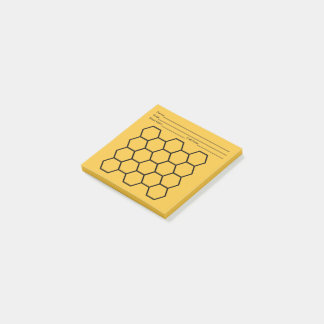 Honeycomb Goal Tracking Data Sheet Post-it Notes