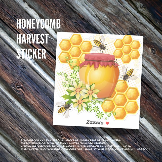 Honeycomb Harvest Sticker (Honeycomb Harvest Sticker)