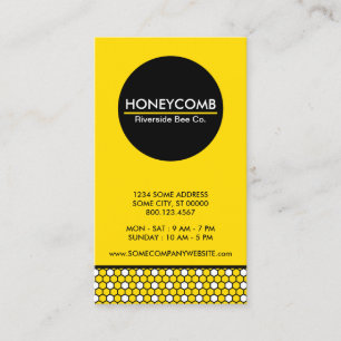 honeycomb hexa company business card