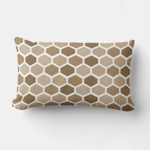 Honeycomb in Sand Lumbar Cushion