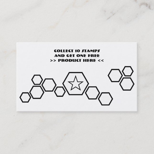 honeycomb loyalty rewards program (Front)