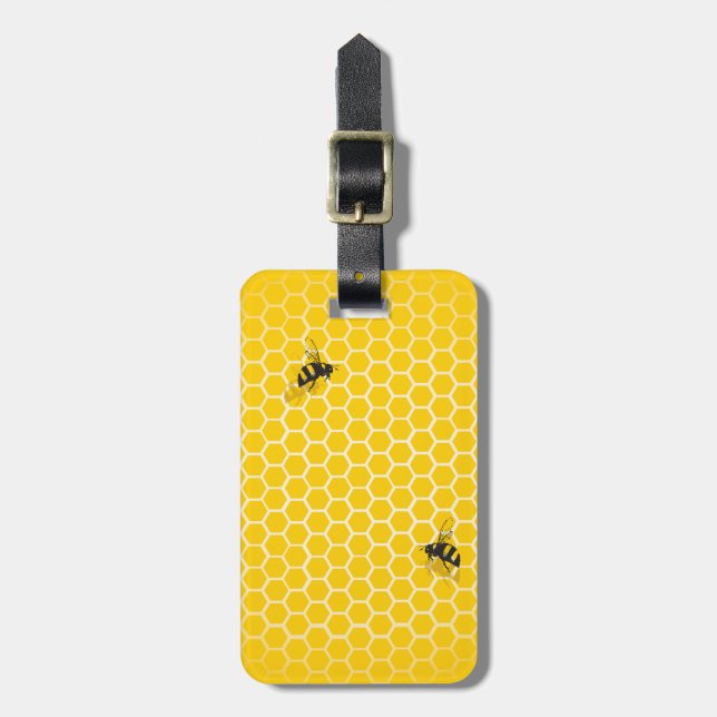 Honeycomb Luggage Tag (Front Vertical)