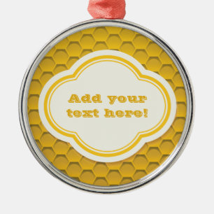 Honeycomb Metal Tree Decoration