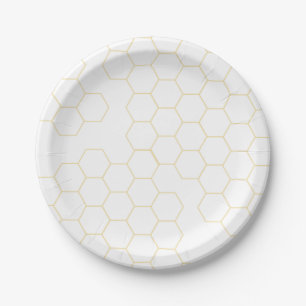 Honeycomb Paper Plates- 7" round Paper Plate