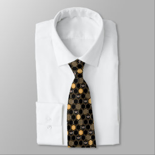 Honeycomb Pattern Tie
