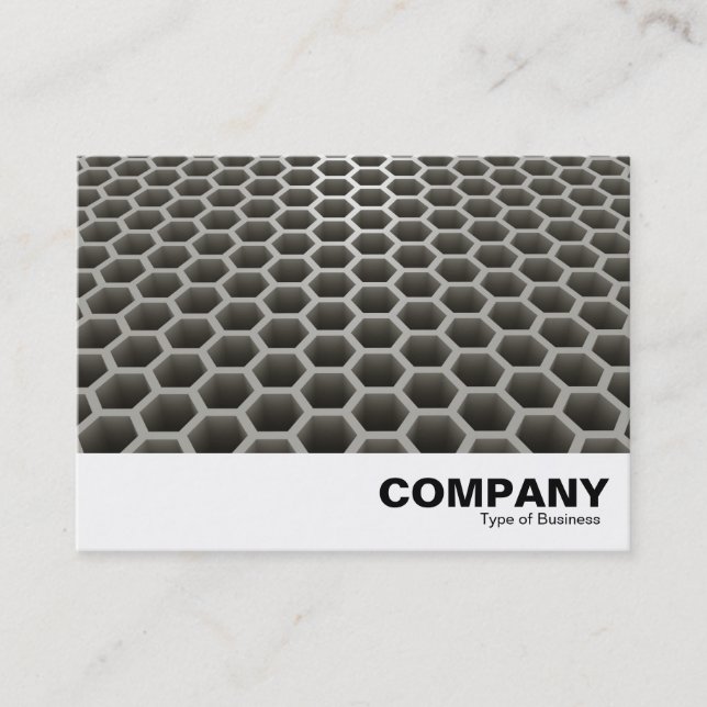 Honeycomb Perspective Warm Business Card (Front)