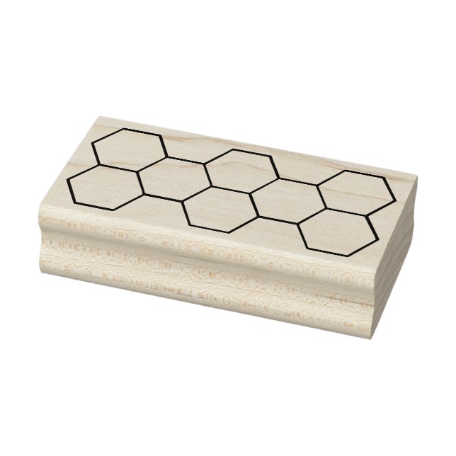 Honeycomb Rubber Stamp (Stamp)