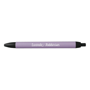 Honeycomb Solid Colour Purple 2 Personal Black Ink Pen