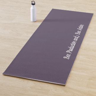 Honeycomb | Solid Colour Purple 3 Personal Yoga Mat
