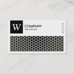 Honeycomb Warm - Logo and Panel v2 - Black Business Card