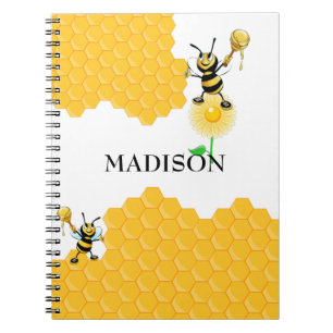 Honeycombs and Bees Notebook
