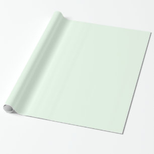 Honeydew Light Green Solid Trend Colour Background Wrapping Paper