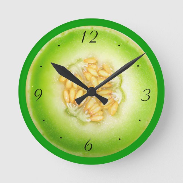 Honeydew Melon Clock (Front)