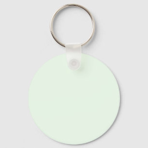 Honeydew Melon Green F0FFF0 Color with Name Option Key Ring