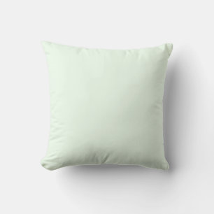 Honeydew Melon Green F0FFF0 Solid Colour Design Cushion