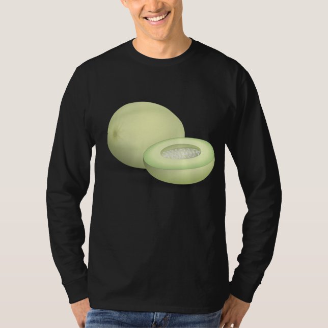 Honeydew Summer Melon Fruit Fun T-Shirt (Front)