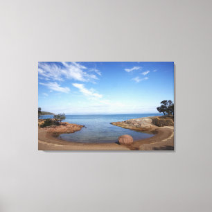 Honeymoon Bay, Coles Bay, Freycinet National Canvas Print