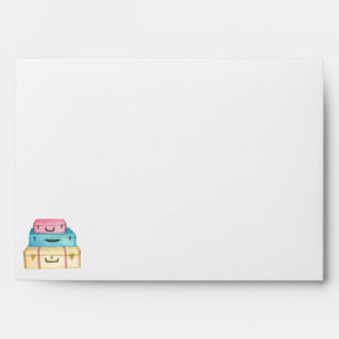 Honeymoon Bridal Shower Invitation Envelope