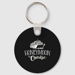 Honeymoon Cruise Couples Matching Vacation Boat Hi Key Ring