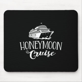 Honeymoon Cruise Couples Matching Vacation Boat Hi Mouse Pad