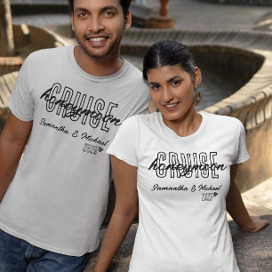 Honeymoon Cruise Elegant Simple Custom T-Shirt