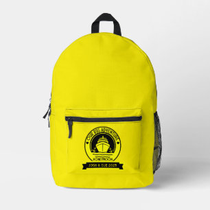 Honeymoon Cruise Printed Backpack