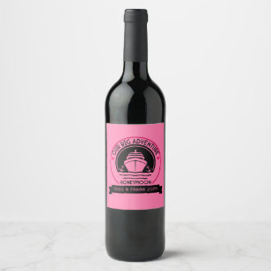 Honeymoon Cruise Wine Label