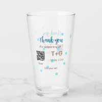 Honeymoon fund Add Q R code couple name wedding