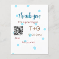 Honeymoon fund Add Q R code couple name wedding