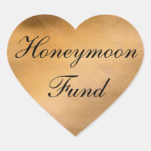 Honeymoon Fund Copper Heart