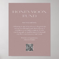 Honeymoon Fund Minimal Blush Pink Wishing Well