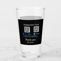 Honeymoon Fund PayPal Venmo QR code thank you