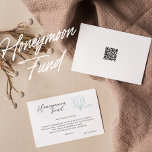 Honeymoon Fund Qr Code Travel Fund Request Gift Invitation<br><div class="desc">Introducing our versatile Invitation card for weddings, where every detail is entirely customisable. From your names to payment details (Venmo, PayPal, Zelle, etc.), incorporate a scannable QR code and a heartfelt message to create a truly unique wedding design. Whether you're requesting contributions to your travel fund or providing a simple...</div>